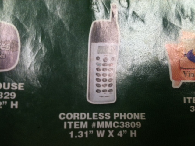 Cordless Phone Thin Stock Magnet
GM-MMC3809